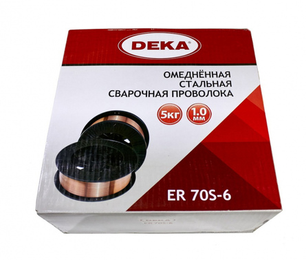 Сварочная проволока DEKA ER70s-6 д. 1.2 мм кат. 15кг